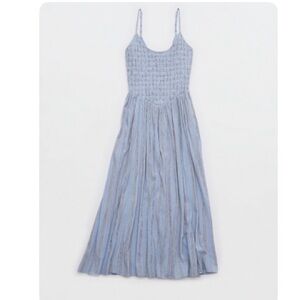 Aerie Monaco Blue Midi Dress